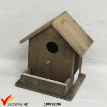 Antiquités en bois naturel à l&#39;ancienne Décoratif Pick Birdhouse